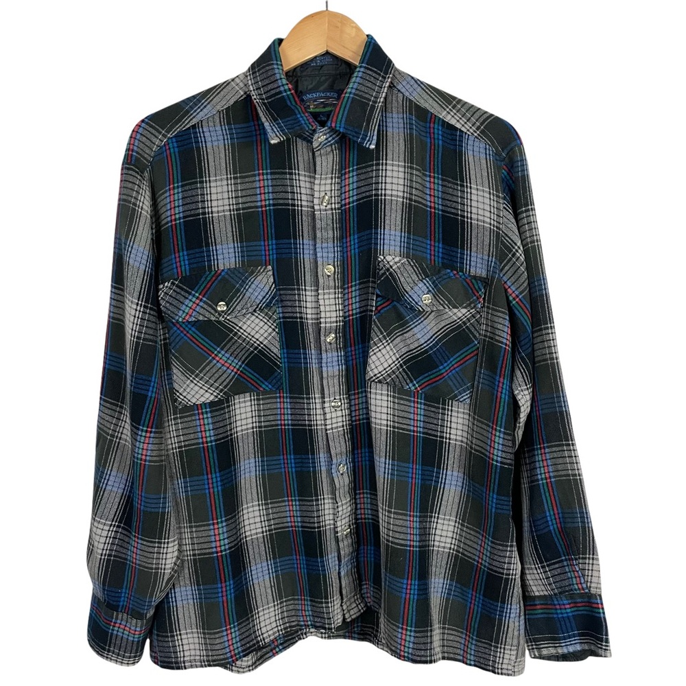Vintage Backpacker Flannel Buttoned Down Shirt